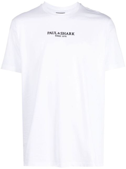 Paul & Shark logo-print cotton T-shirt