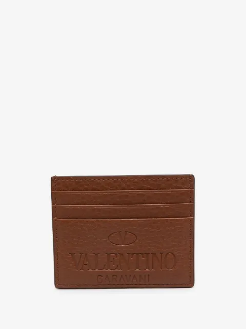Valentino Garavani logo-debossed cardholder