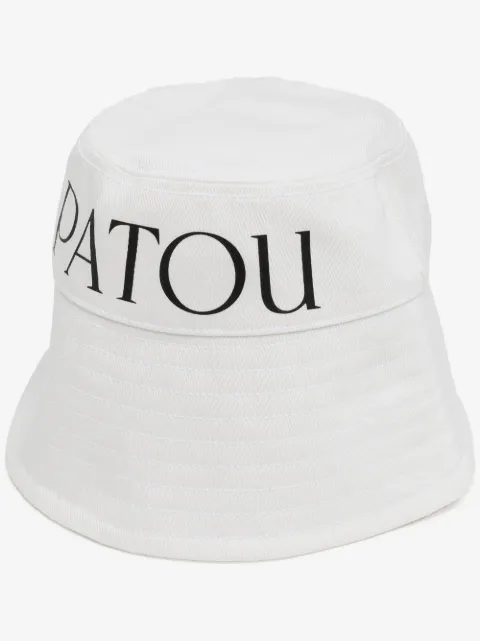 Patou logo-embroidered bucket hat