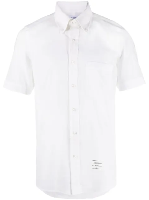Thom Browne short-sleeve cotton shirt