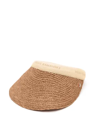 Helen Kaminski Australia Delphina Raffia Hat in Nougat Delphina - Nougat - Beige Medium Brim Hat | Helen Kaminski US main image 2