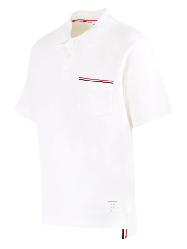 Tシャツ・カットソー THOM BROWNE COTTON RWB T-SHIRT THOM BROWNE - Rwb Motif Cotton T-shirt Thom Browne