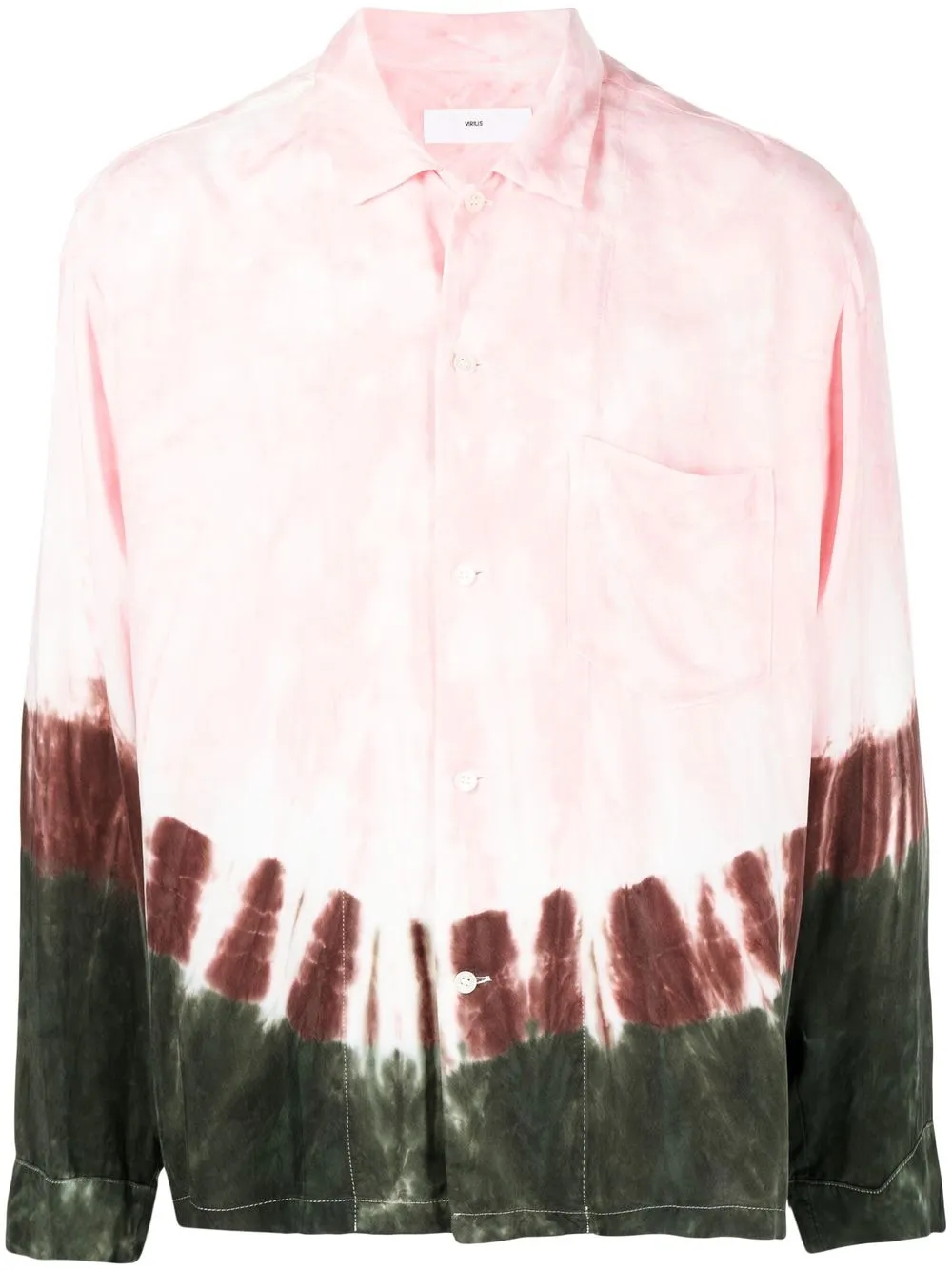 

Toga tie-dye button-down shirt - Pink