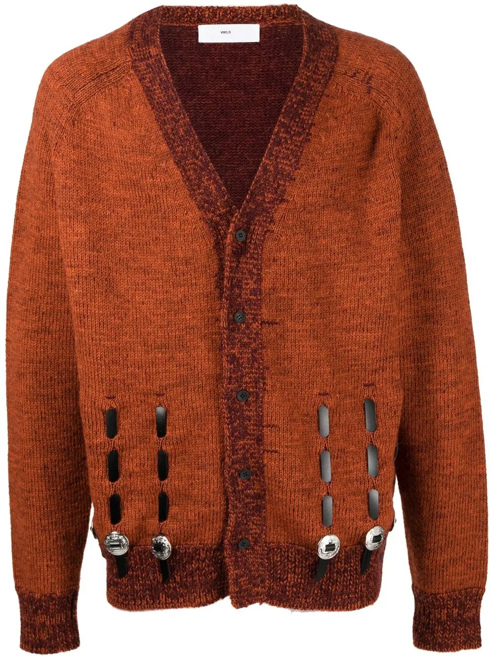 

Toga cárdigan con detalles de botones - Naranja