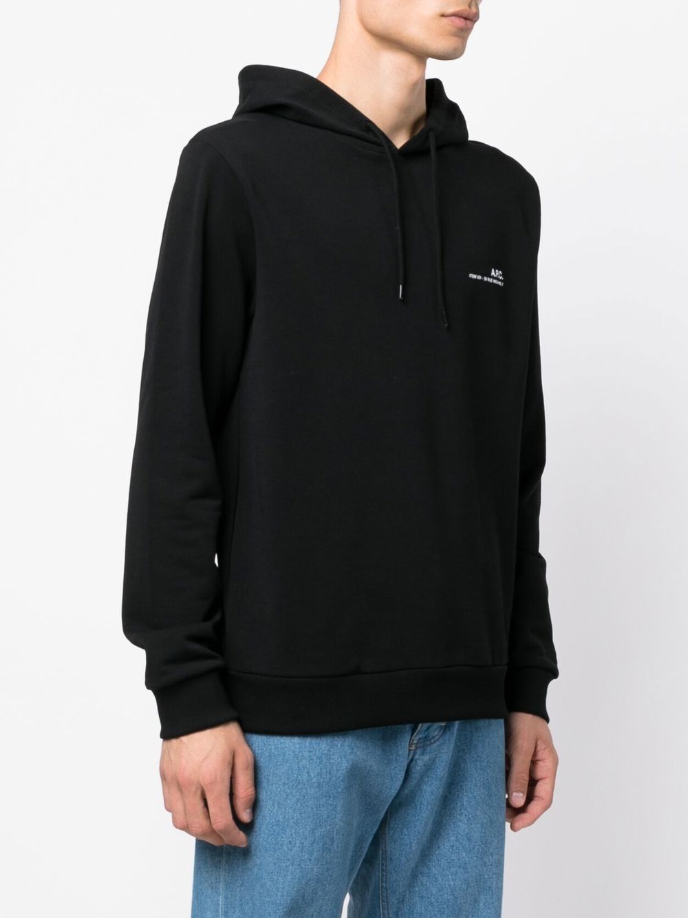 A.P.C. Item logo-print hoodie Men