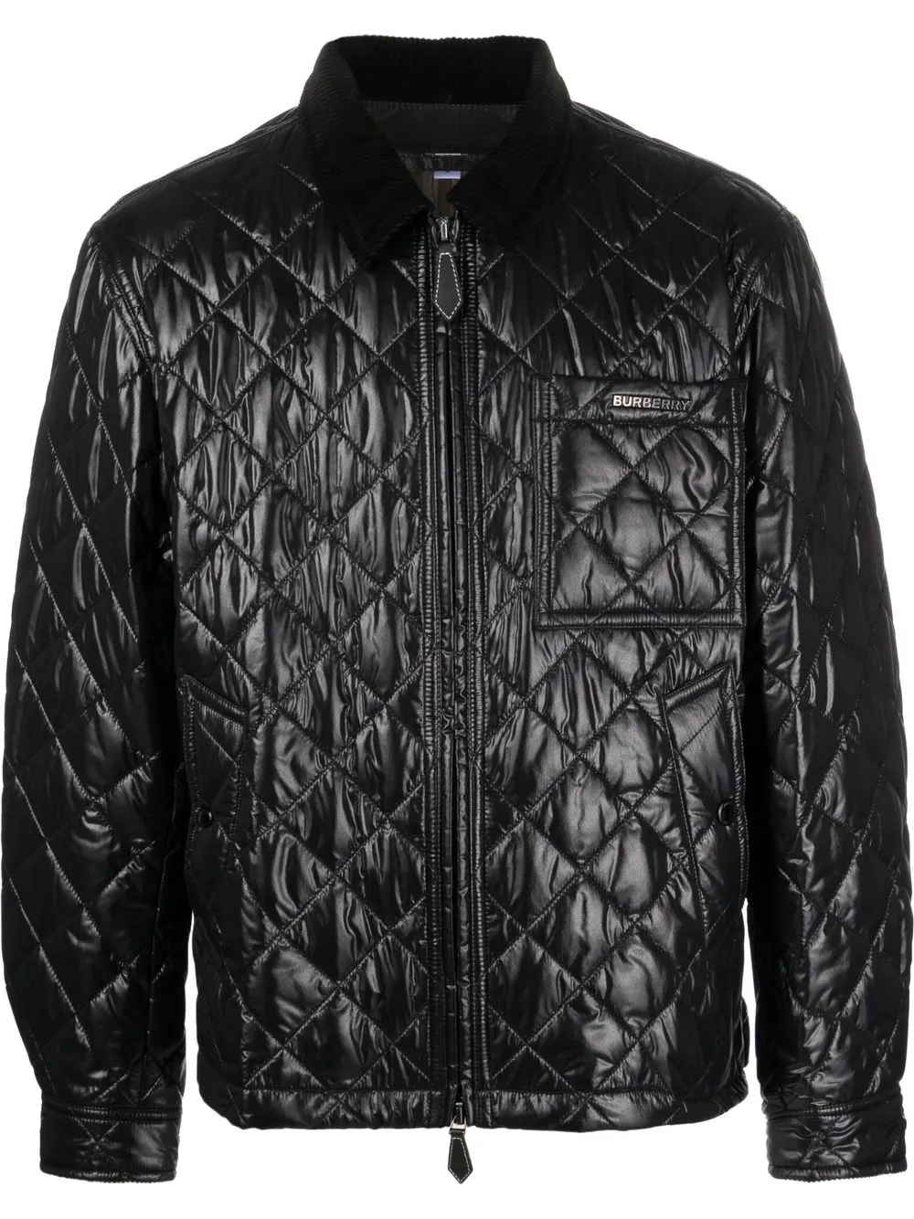 Burberry diamondquilted Bomber Jacket Farfetch