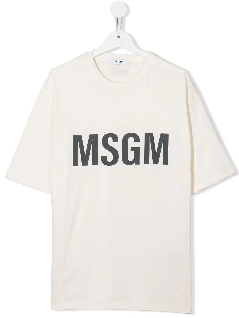 

MSGM Kids playera con logo estampado - Neutro