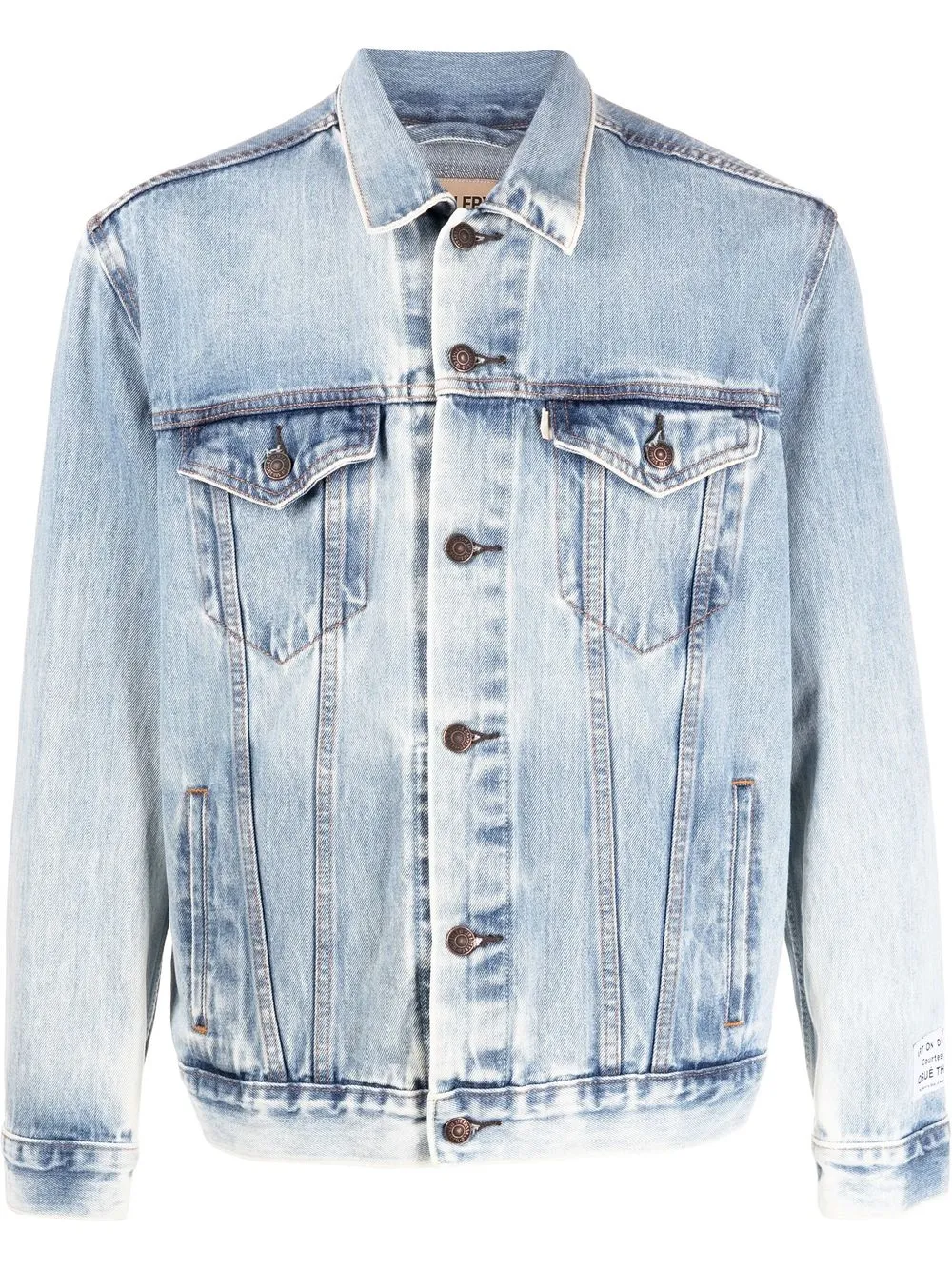 

GALLERY DEPT. logo-print denim jacket - Blue