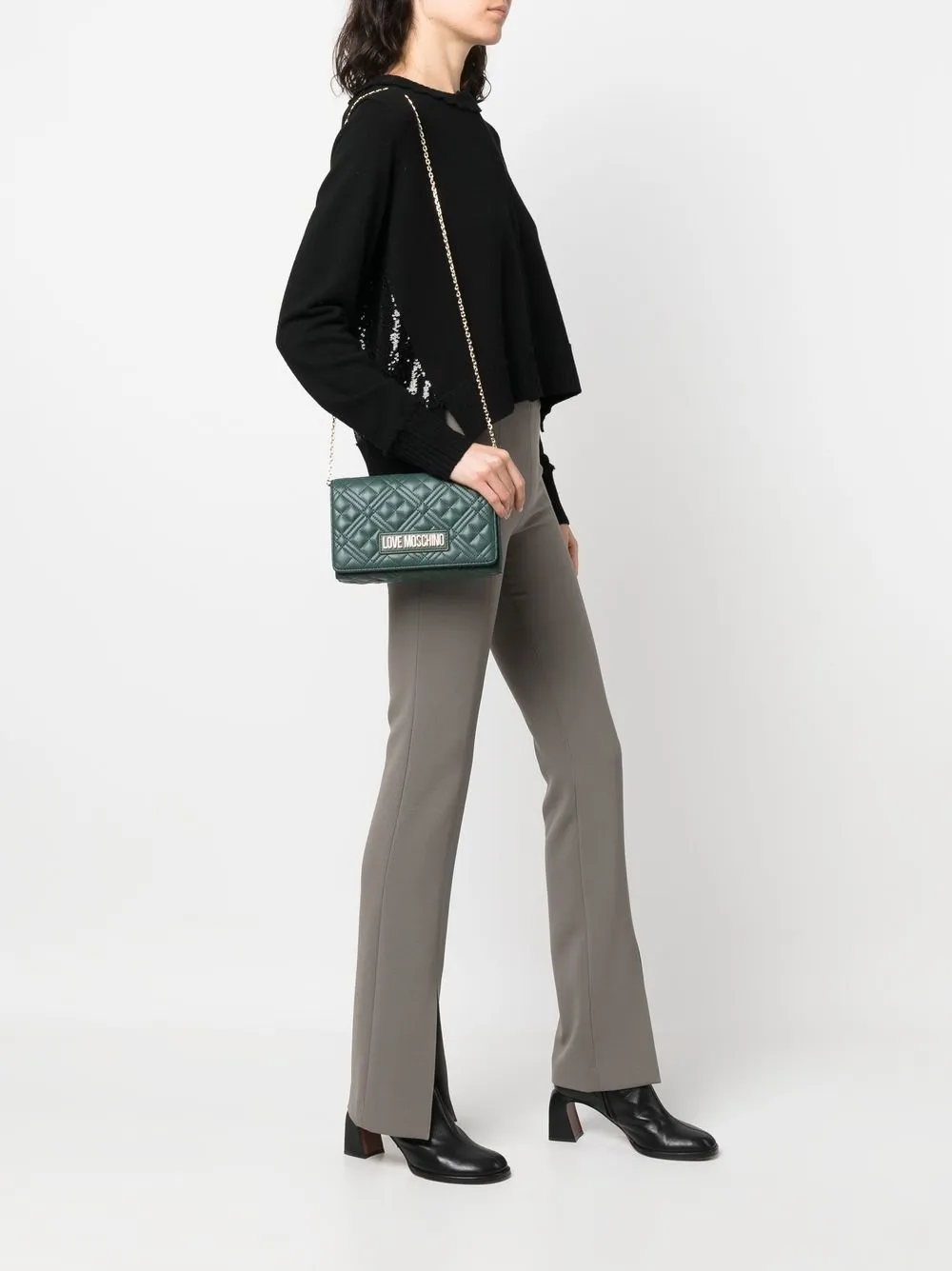 Love Moschino diamondquilted Crossbody Bag Farfetch