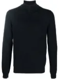 HUGO roll-neck virgin wool jumper - Blue