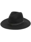 Polo Ralph Lauren logo-embroidered wool fedora - Black