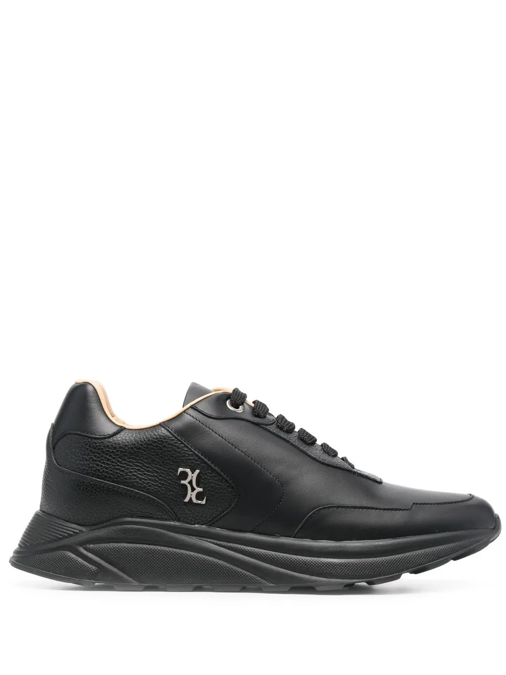 

Billionaire tenis con placa del logo - Negro