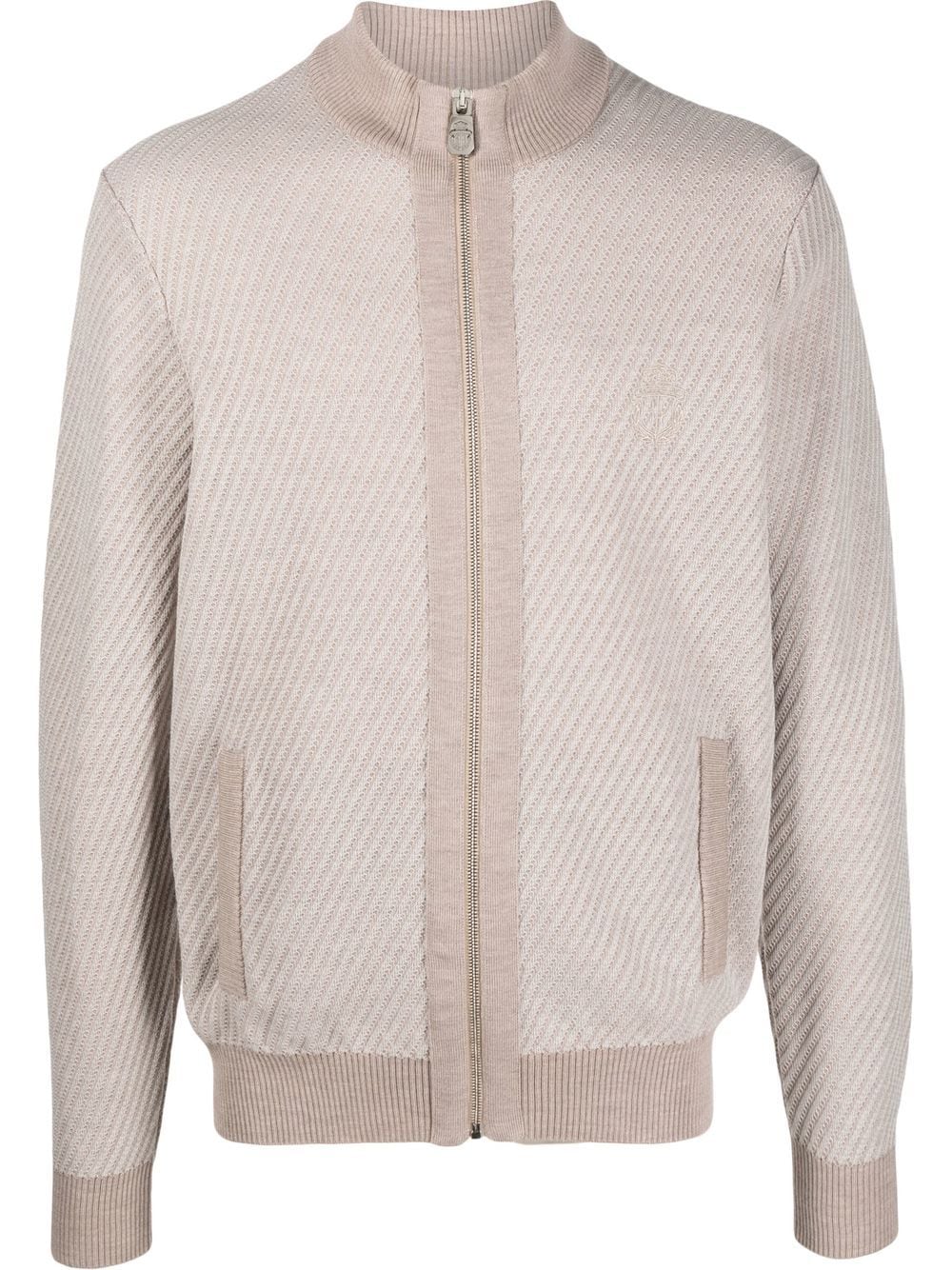 Billionaire zipped-up Knit Bomber Jacket - Farfetch