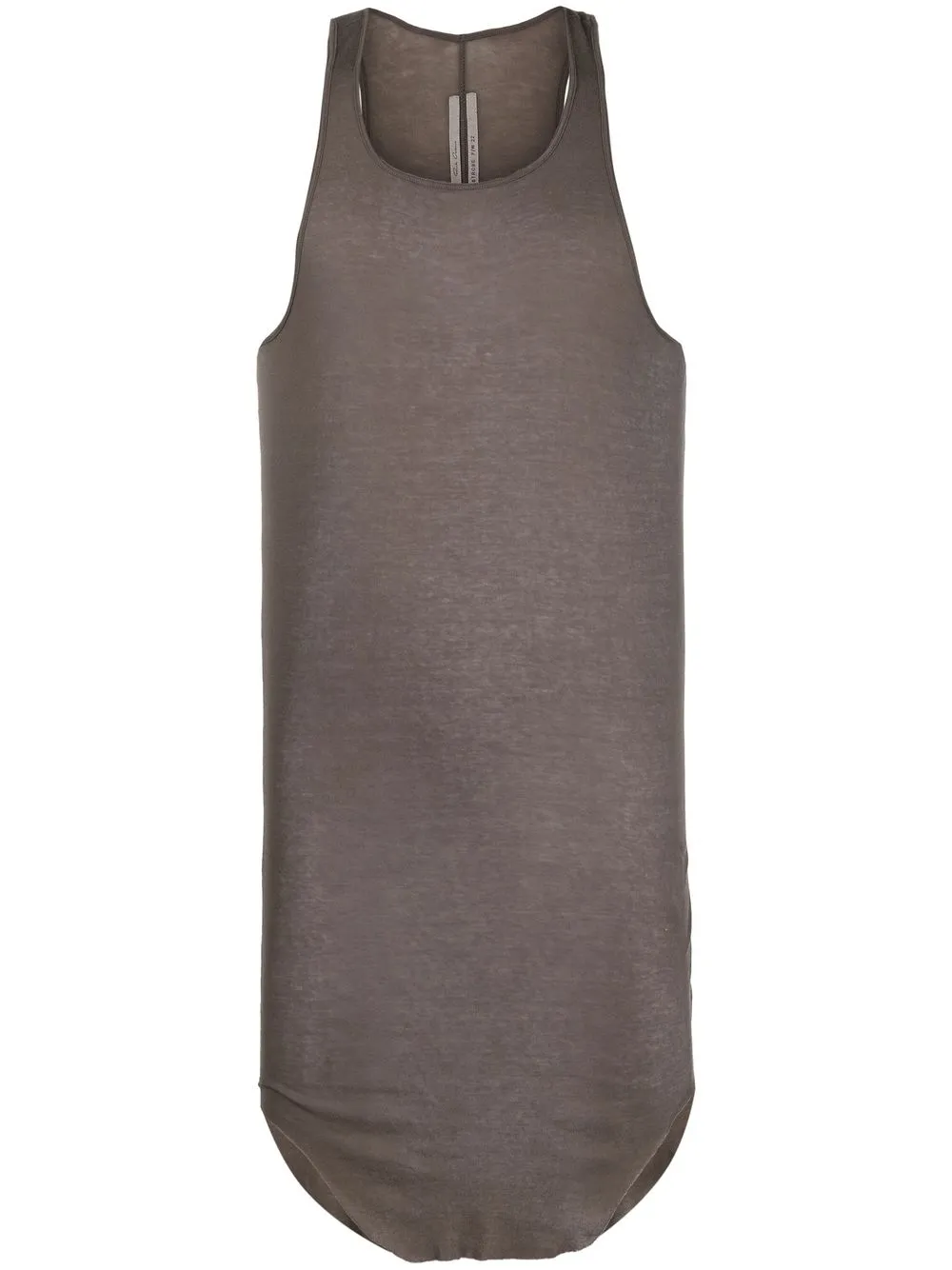 

Rick Owens camiseta Basic Rib - Gris