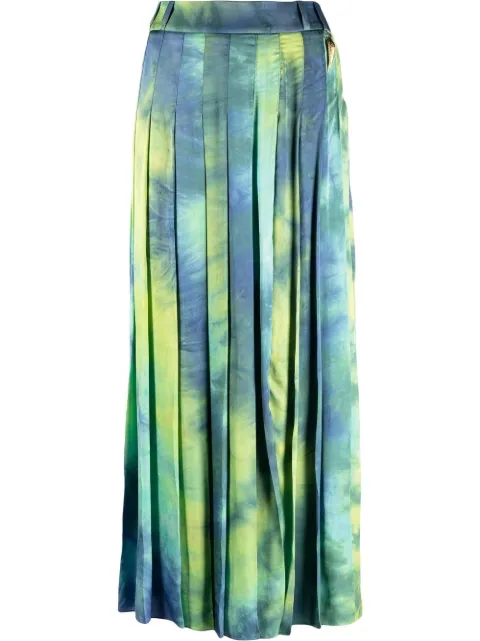 Roberto Cavalli tie-dye midi skirt