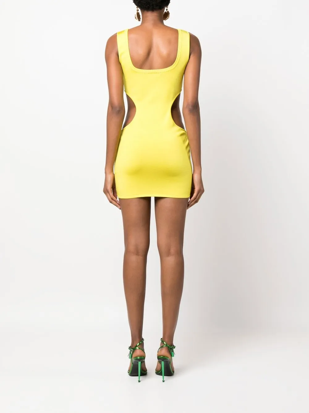 ROBERTO CAVALLI CUT-OUT DETAIL MINI DRESS