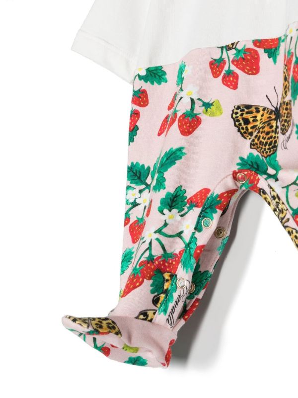 Roberto Cavalli Junior Strawberry And butterfly-print Leggings - Farfetch