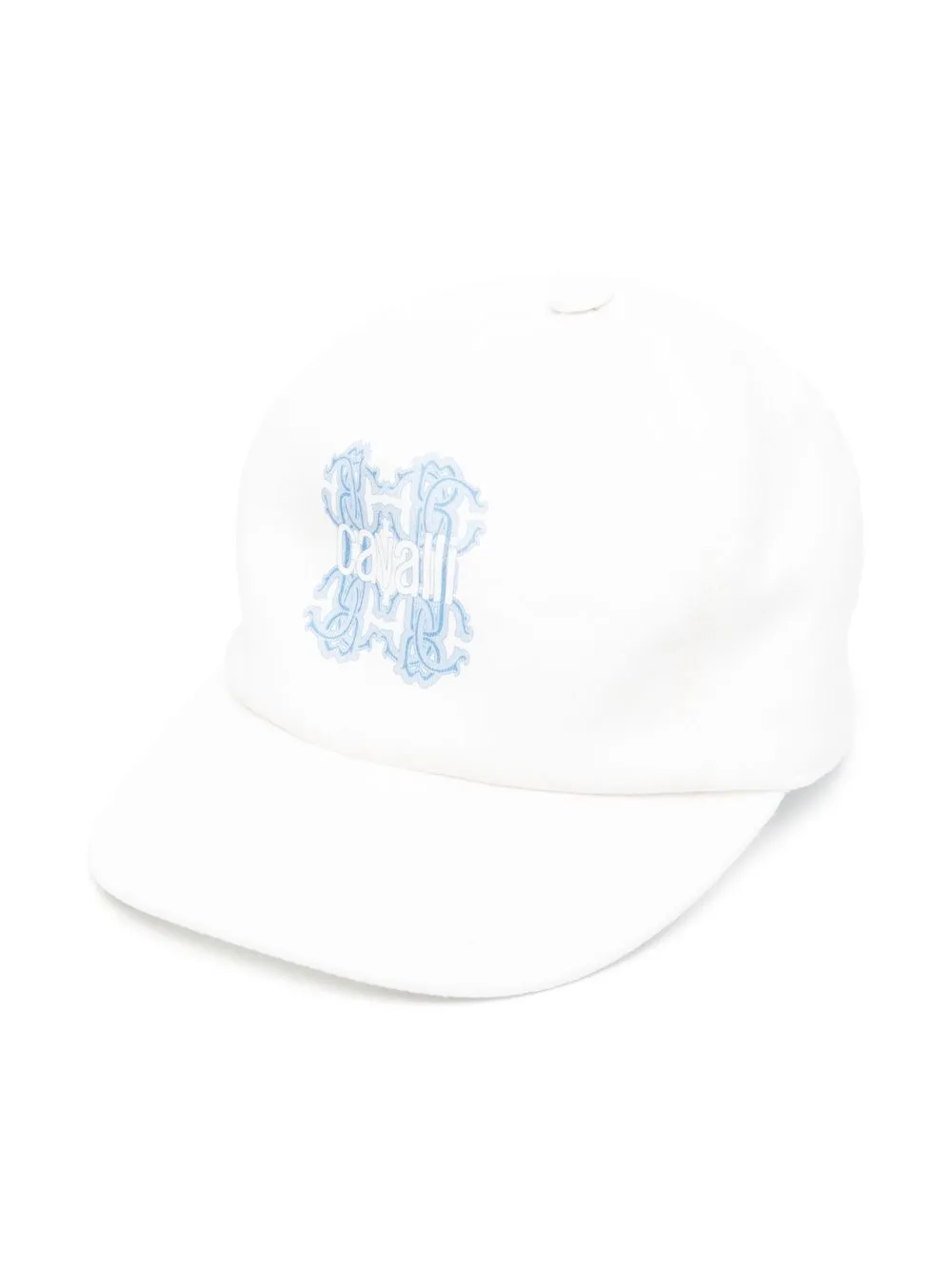 Roberto Cavalli Junior Kids' Logo-print Cap In White
