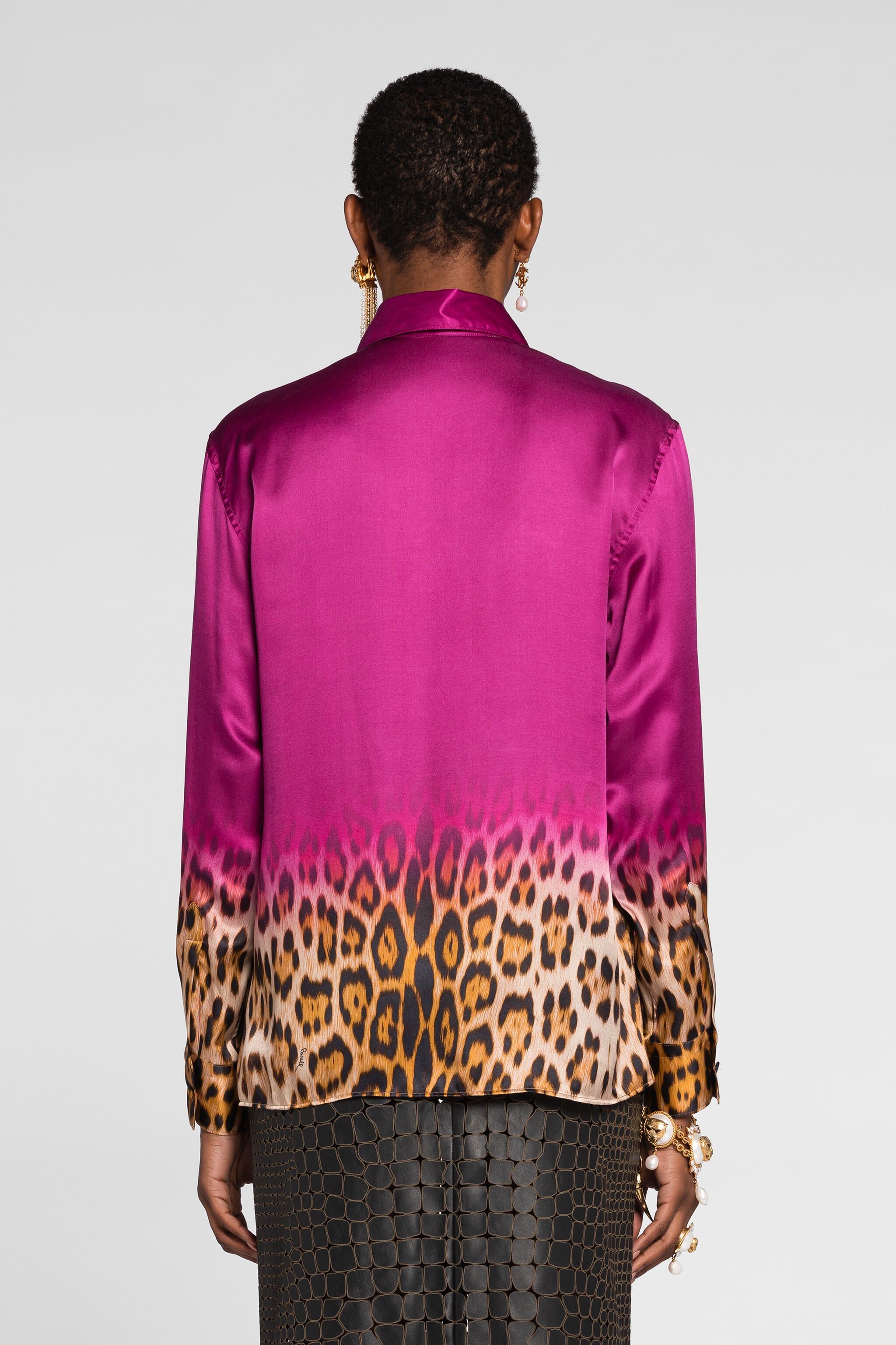 Camicia con stampa Jaguar