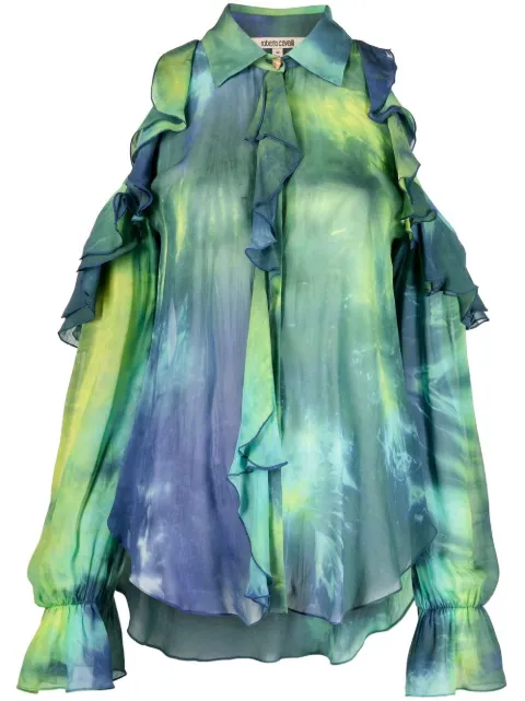 Roberto Cavalli blusa con hombros descubiertos