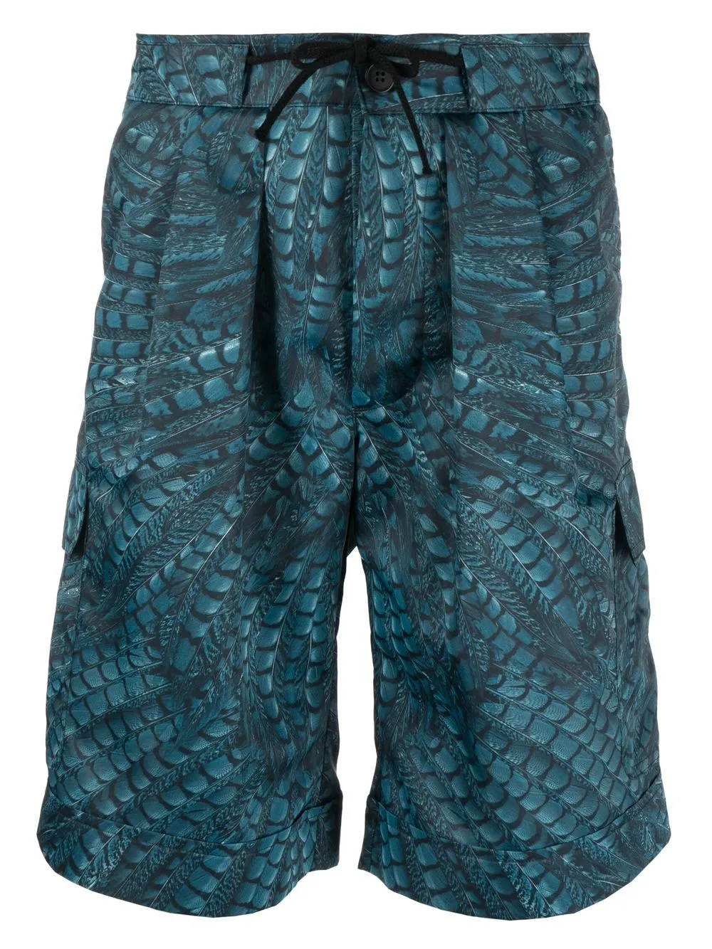 

Roberto Cavalli Falcon print swim shorts - Blue