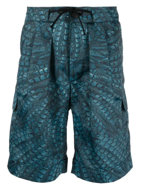 Roberto Cavalli shorts de playa con estampado Falcon