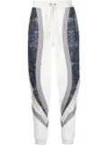 Roberto Cavalli animal print logo-tape track pants - White