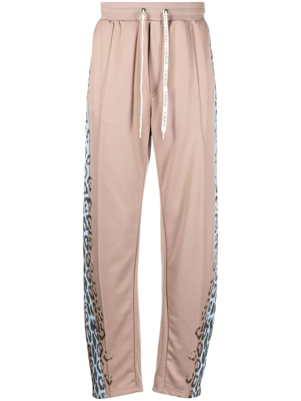 Roberto Cavalli leopard print track pants | Neutrals | Image 1