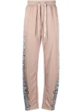 Roberto Cavalli leopard print track pants - Neutrals