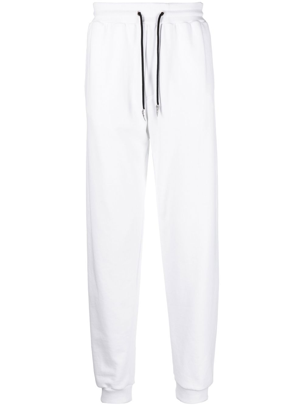 Roberto Cavalli logo-print cotton track pants - White