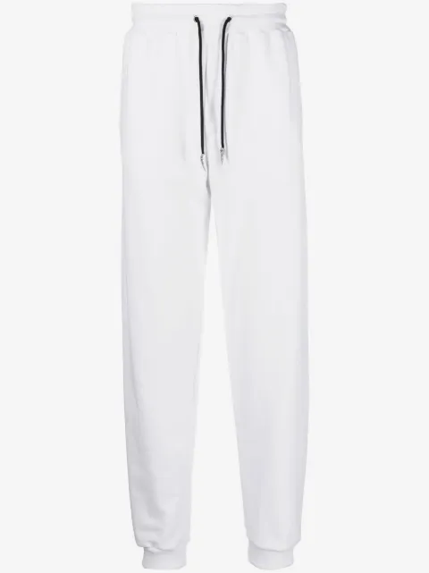 Roberto Cavalli logo-print cotton track pants
