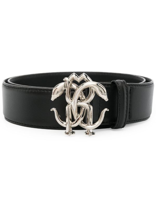 Zielig wazig huiselijk Roberto Cavalli Mirror Snake Leather Belt - Farfetch
