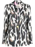 Roberto Cavalli animal-print tailored blazer - Neutrals