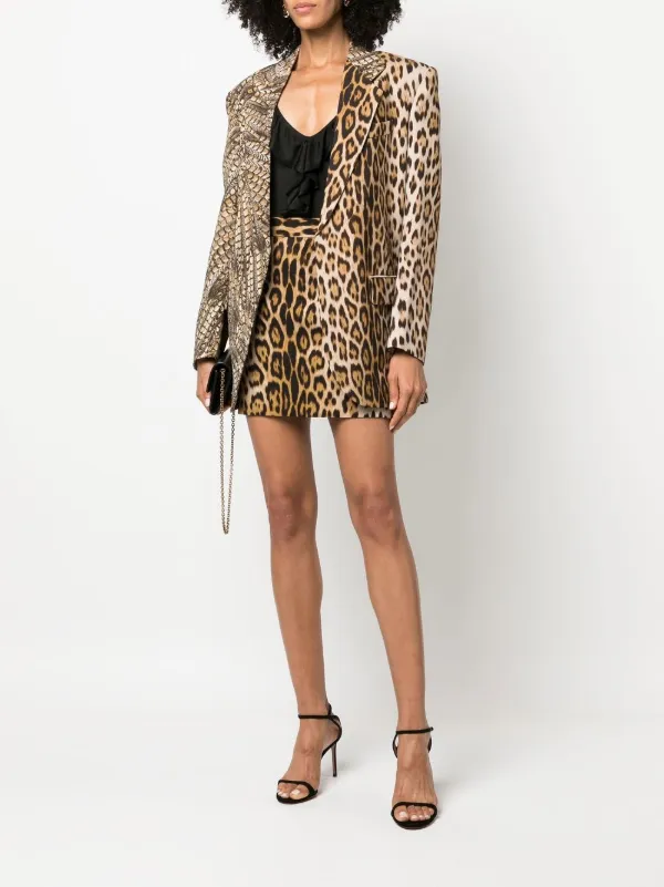 Missguided leopard shop print mini skirt