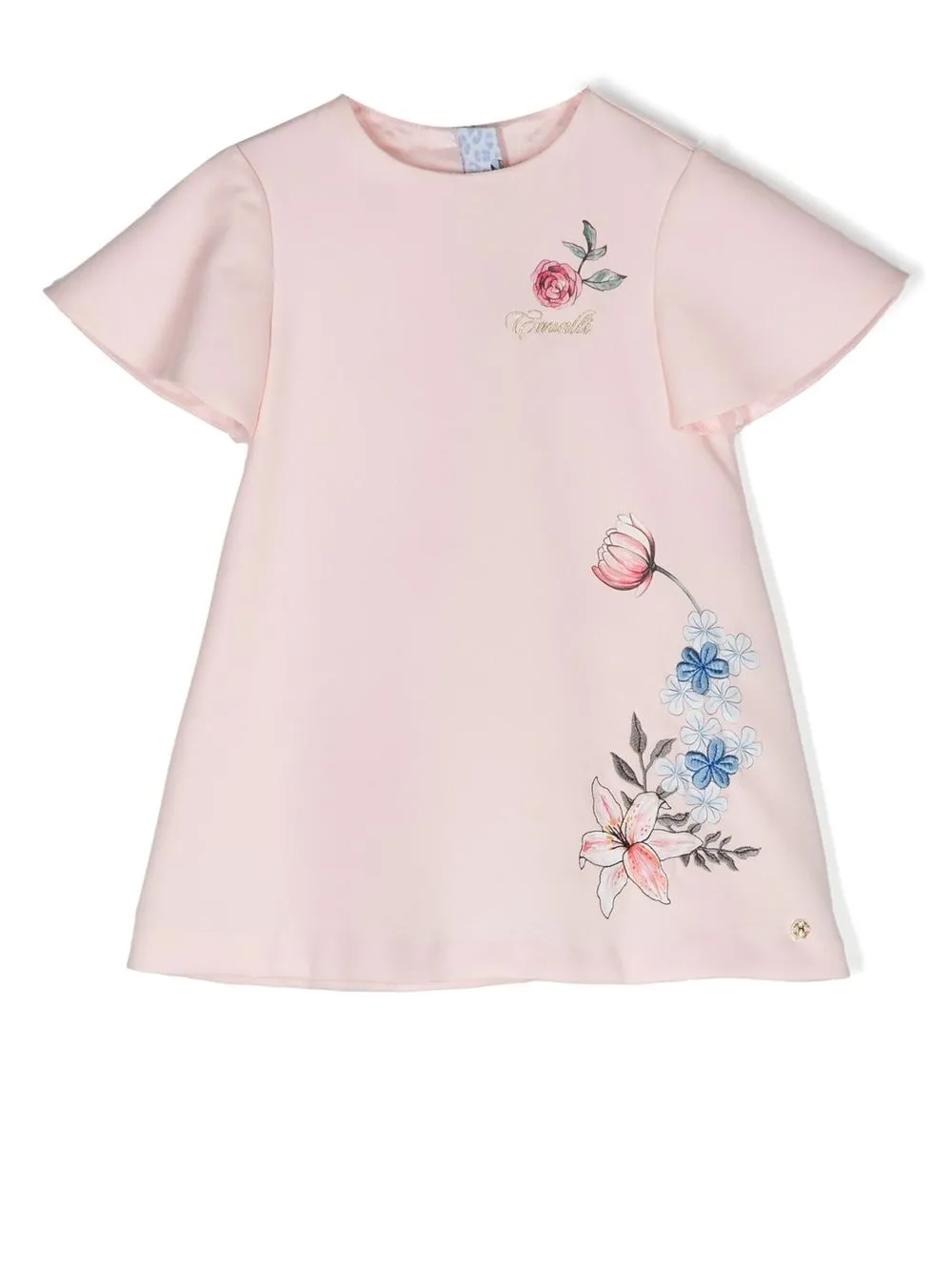 

Roberto Cavalli Junior floral-print dress - Pink