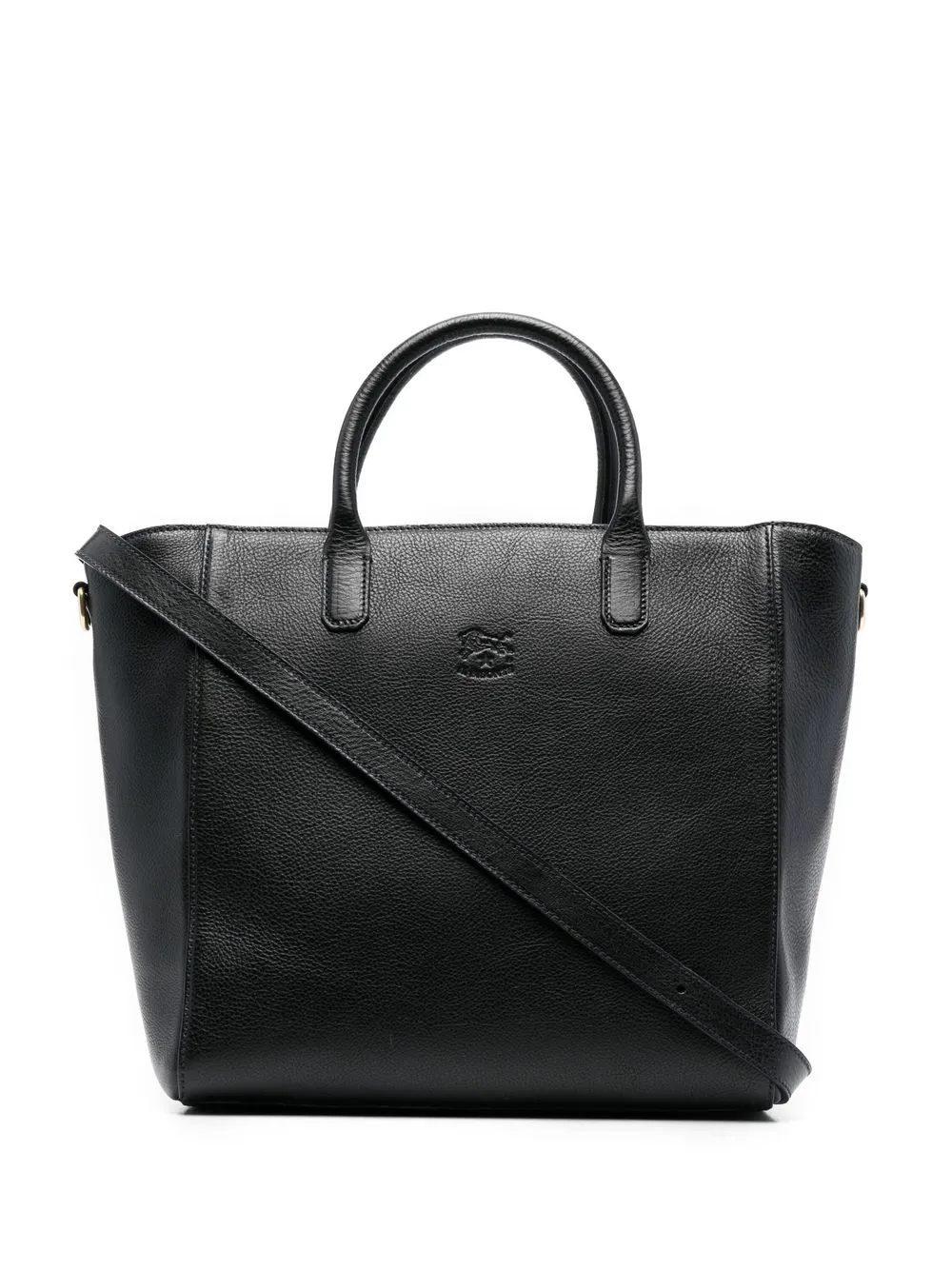 

Il Bisonte logo-embossed tote bag - Black