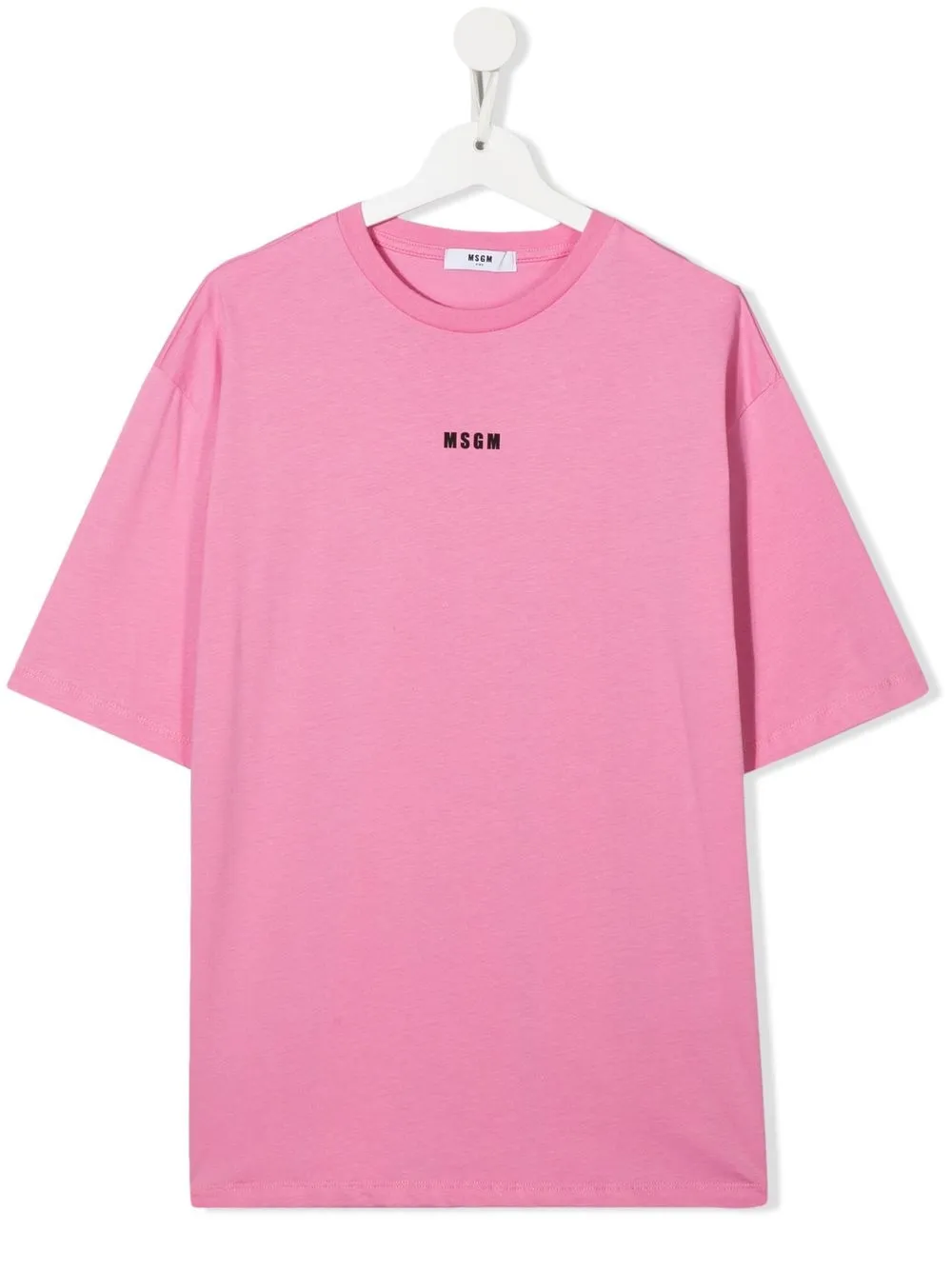 

MSGM Kids playera con logo estampado - Rosado