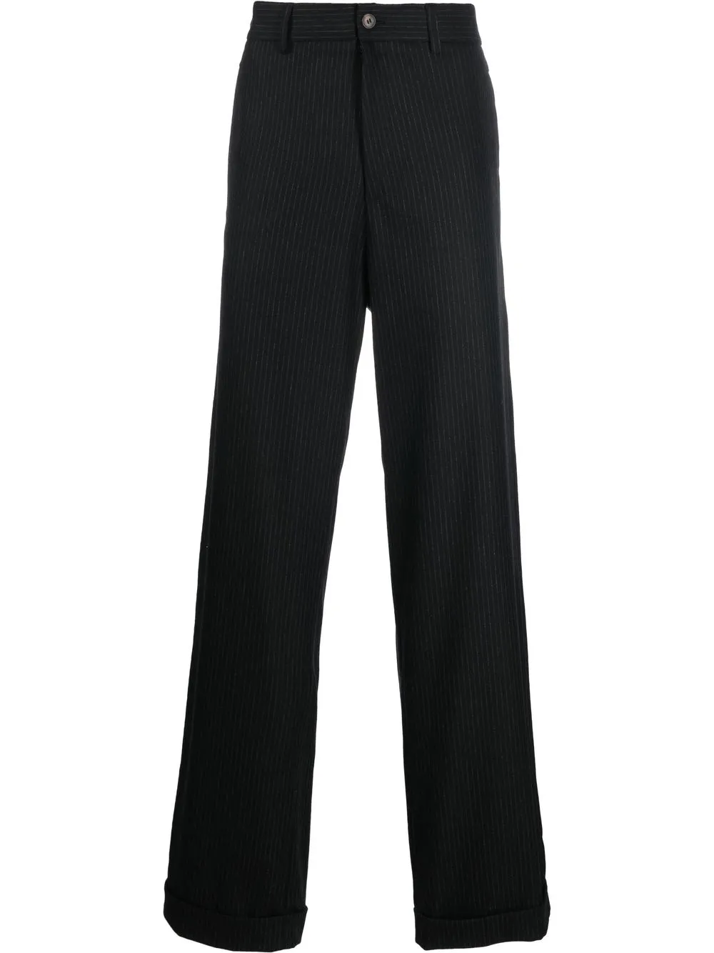 

Société Anonyme loose-fit wool trousers - Black