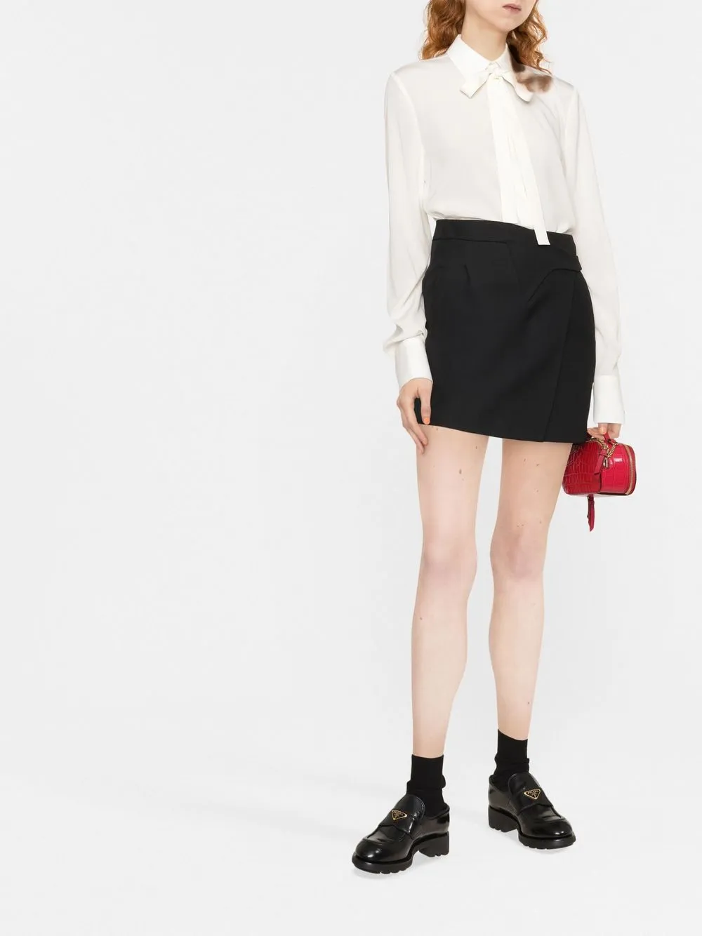 Valentino Garavani Blouse met strik - Beige