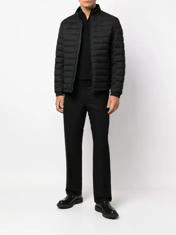 mockneck puffer jacket mens