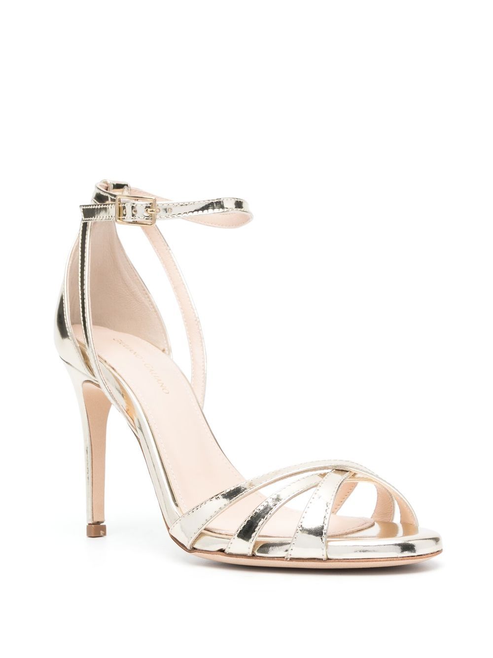 Giuliano Galiano Metallic sandalen - Goud