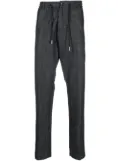 Billionaire pinstripe-pattern drawstring chinos - Grey
