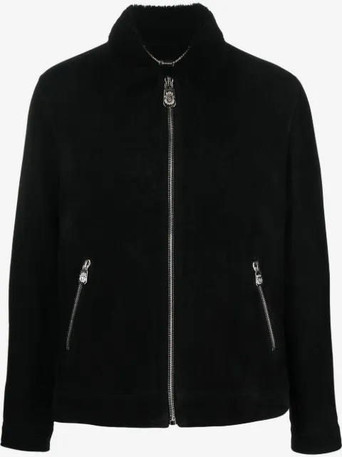Billionaire Aviator zip-up bomber jacket