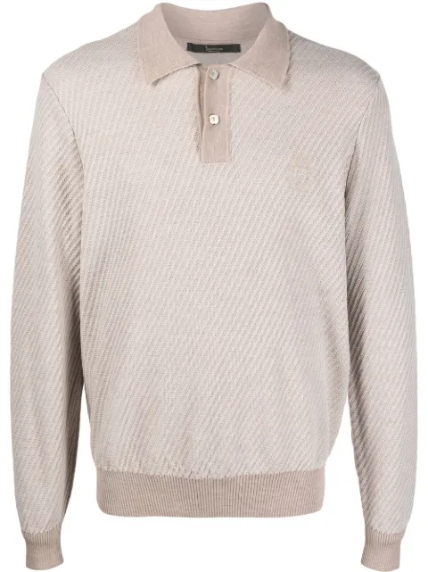 Billionaire long-sleeved polo shirt
