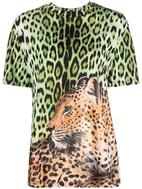 Roberto Cavalli leopard-print T-shirt