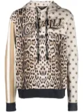 Roberto Cavalli animal-print hoodie - Neutrals
