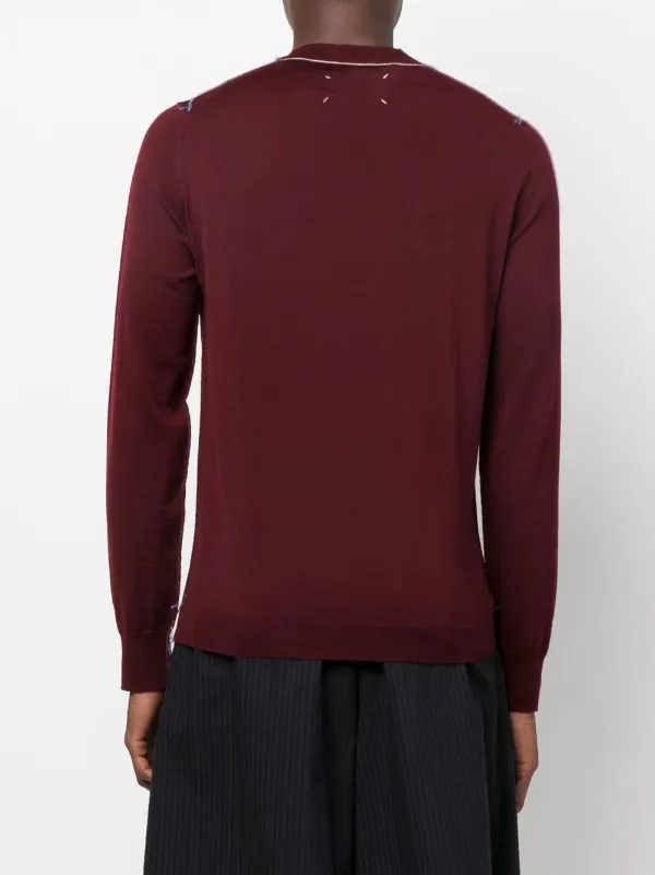 トップス Maison Margiela work in progress Knit Maison Margiela Work In Progress Sweater Maison Margiela