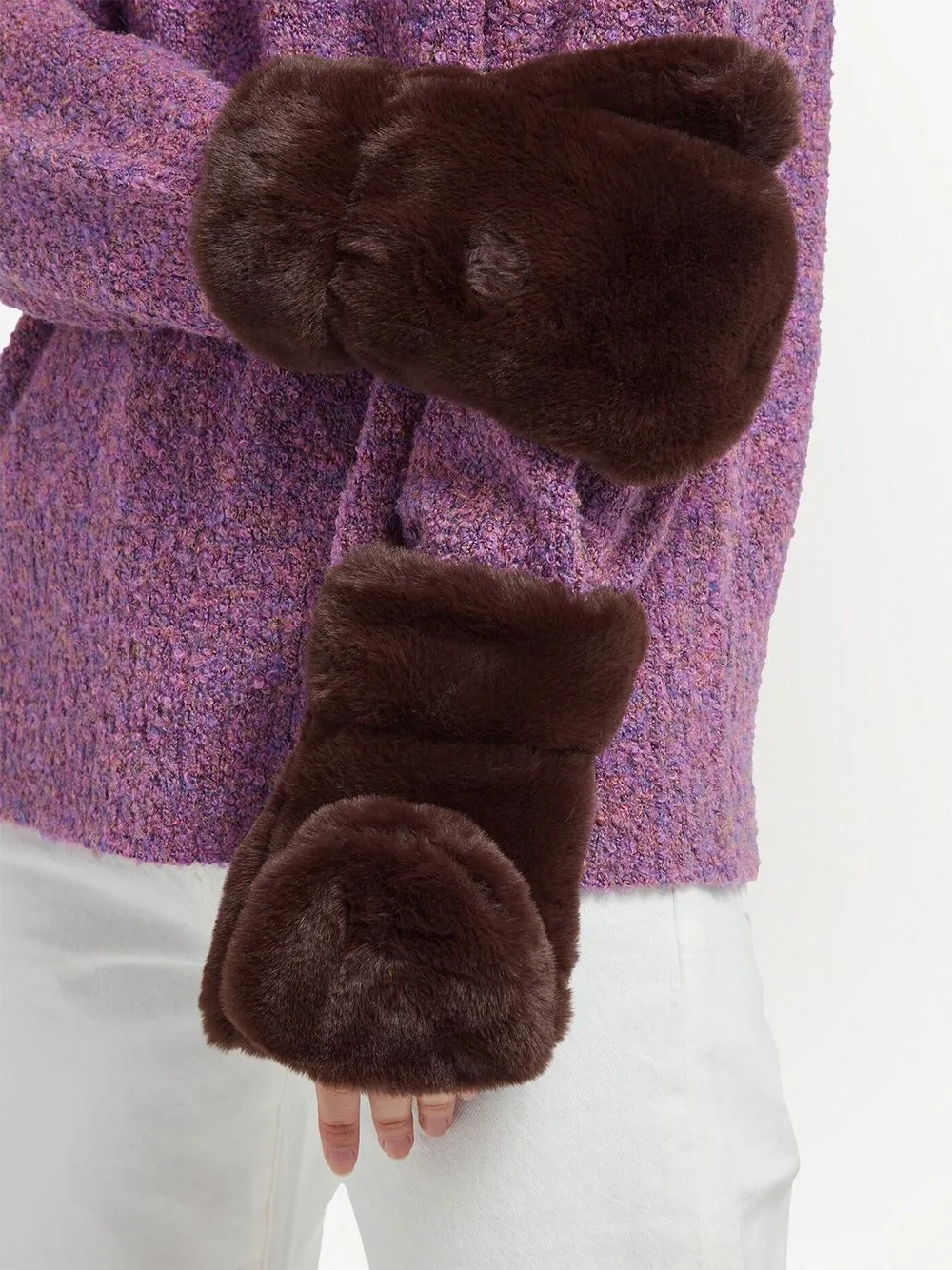 Coco Faux-Fur Mittens