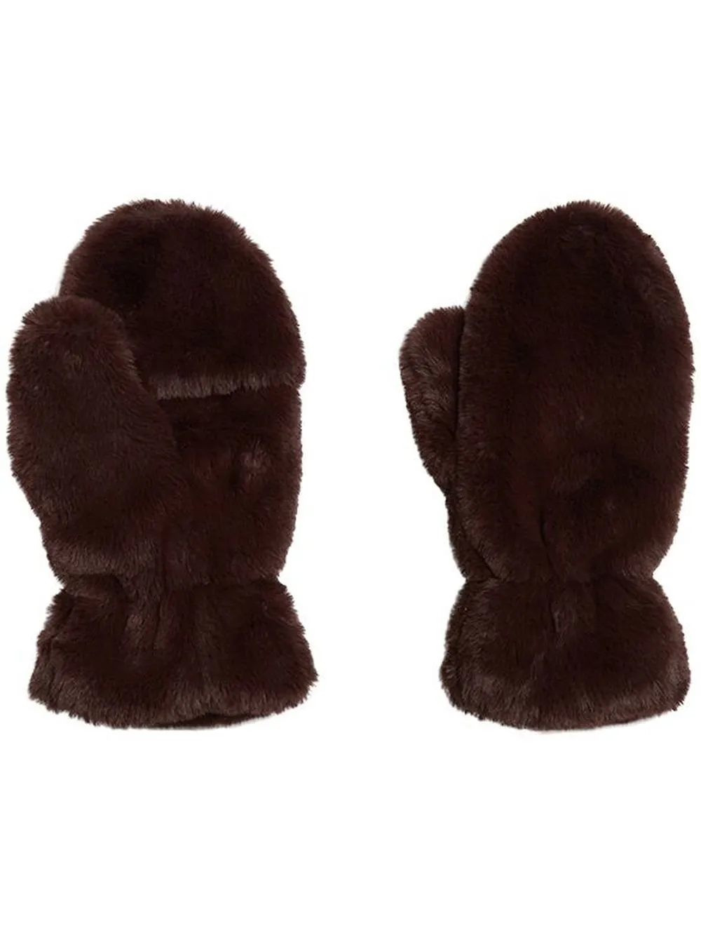 

Apparis textured-finish mittens - Brown