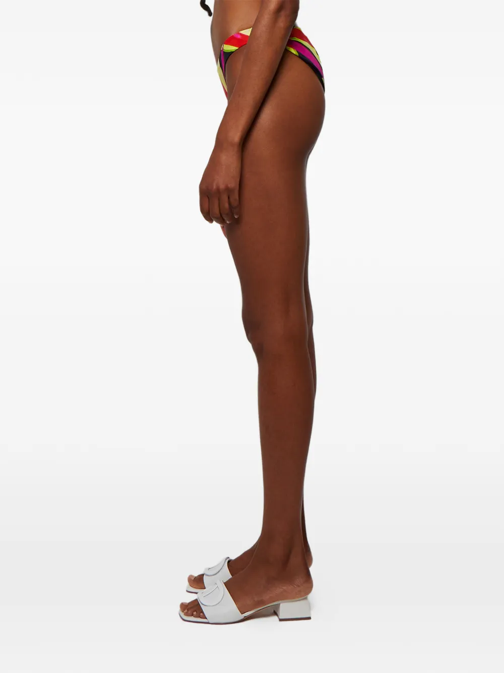 Louisa Ballou Patterned Bikini Bottom In Multi